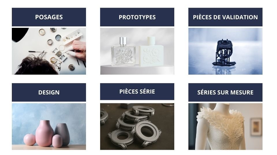 pièces luxe et horlogerie