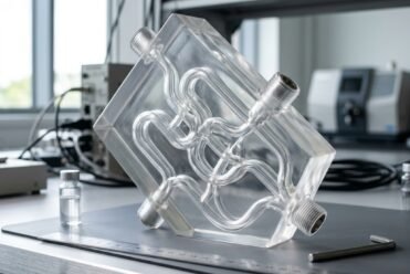 Venturi canaux internes fluidiques impression 3D SLA translucide